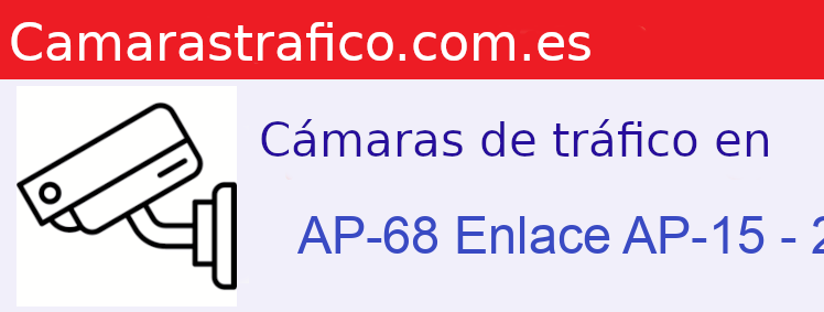 Camara trafico AP-68 PK: Enlace AP-15 - 208.470